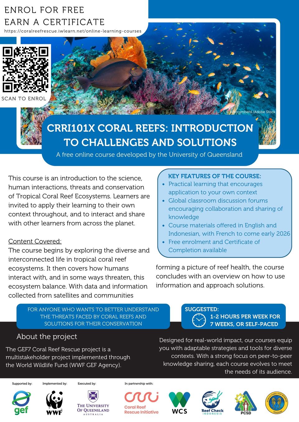 Free Online Coral Reef Course (101)